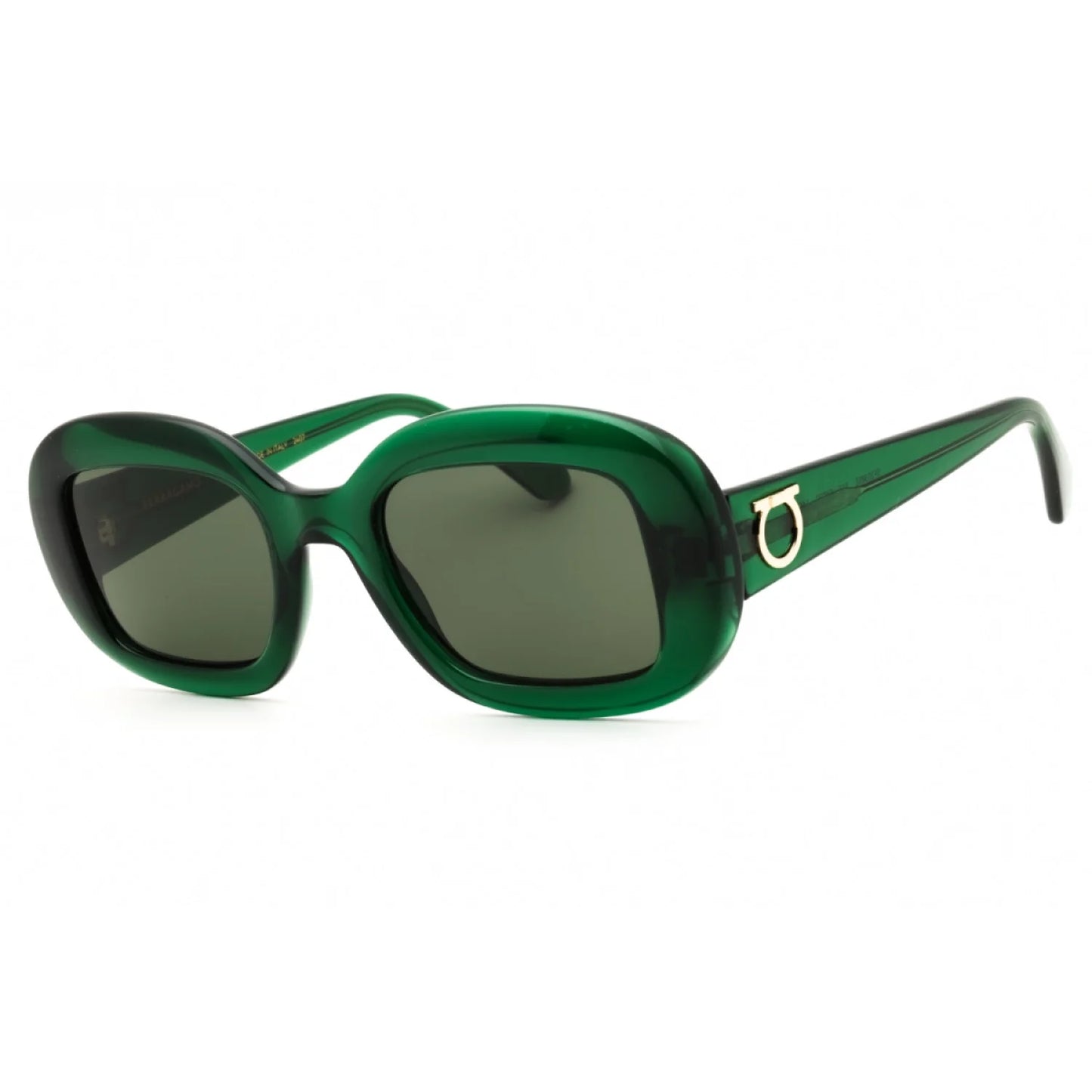 Green Salvatore Ferragamo Sunnies
