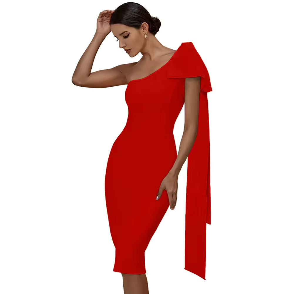 Red Bow Knot Dress