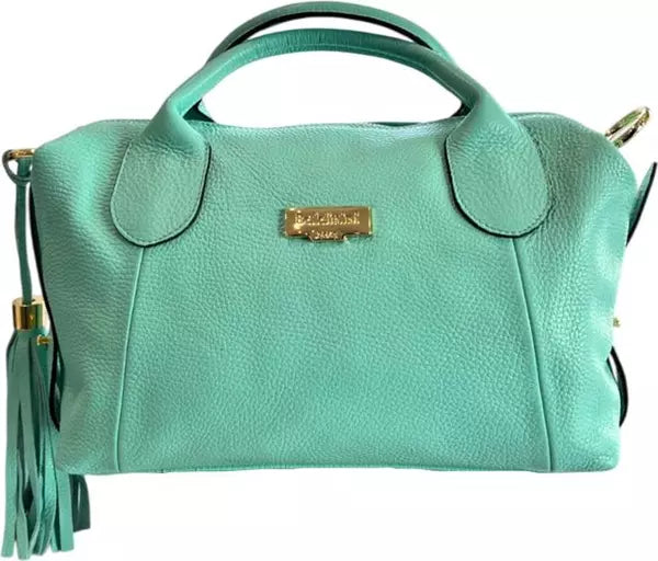 Turquiose Leather Dr Bag